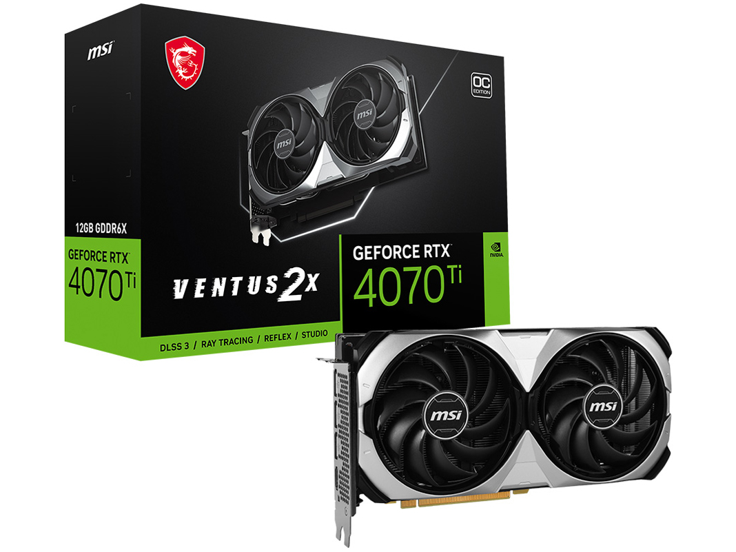 GeForce RTX 4070 Ti VENTUS 2X 12G OC [PCIExp 12GB] �̐��i�摜
