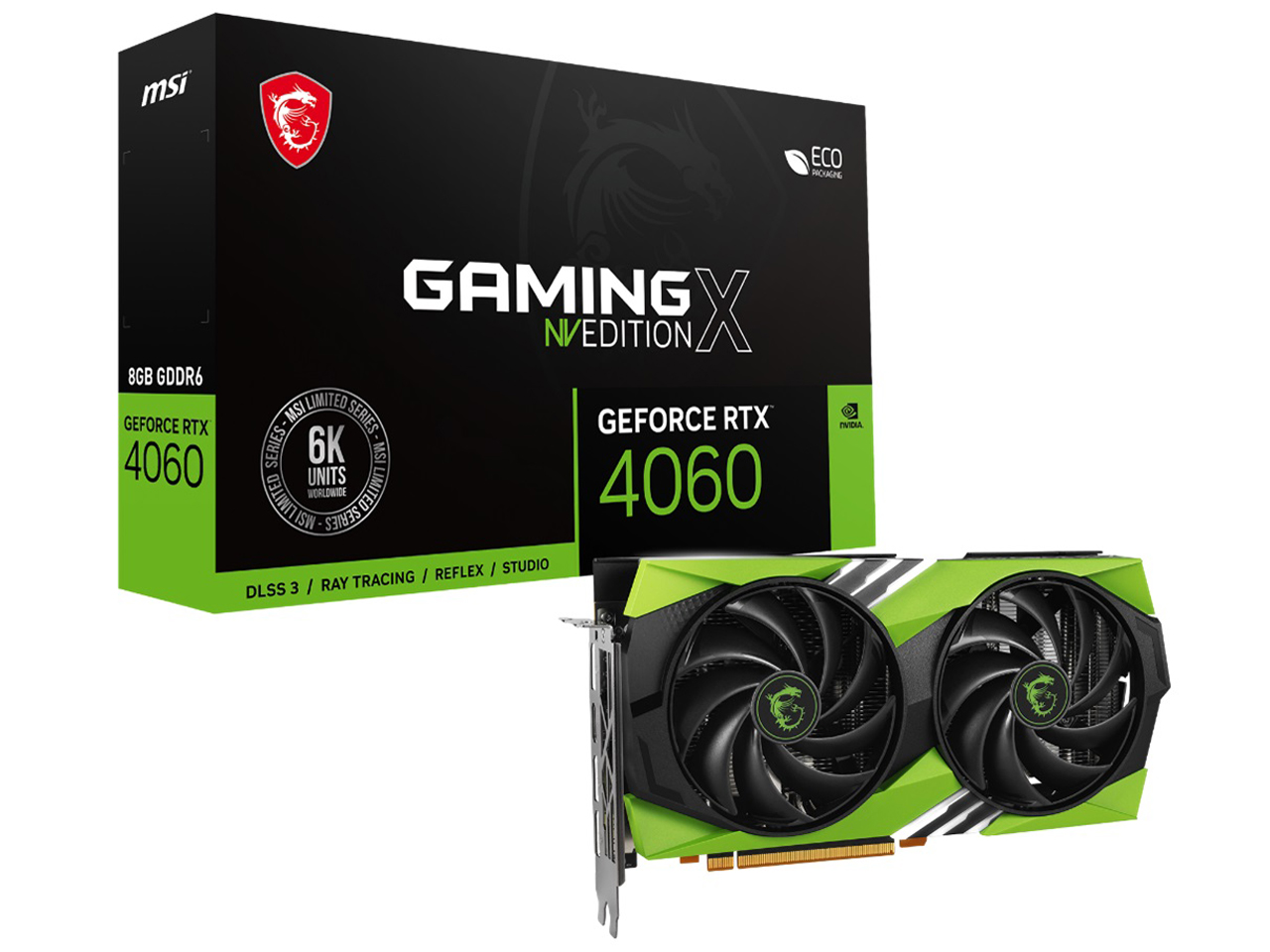 GeForce RTX 4060 GAMING X NV EDITION 8G [PCIExp 8GB] �̐��i�摜