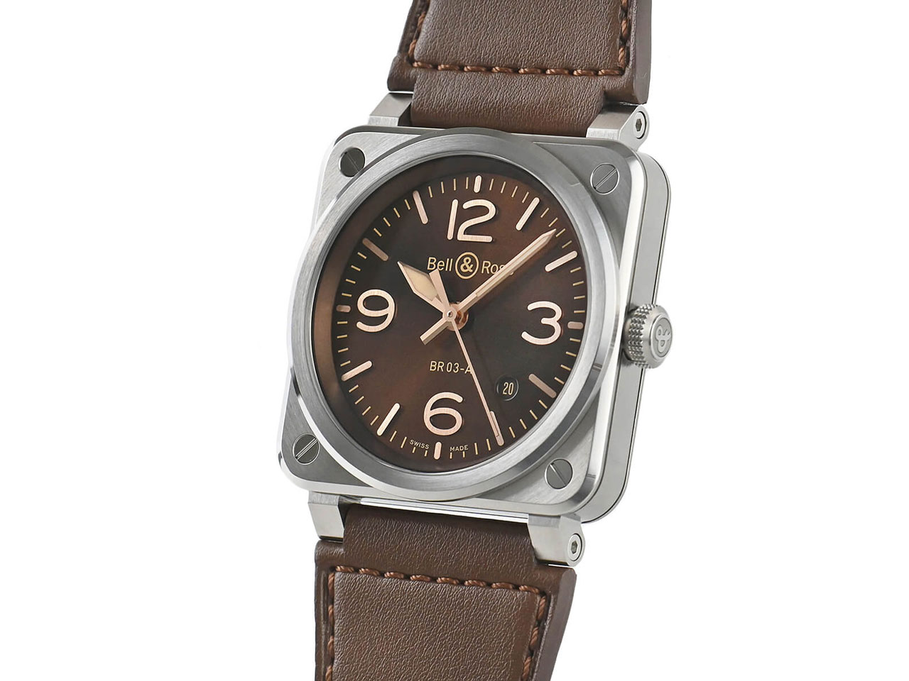 Bell&Ross BR 03 ゴールデン ヘリテージ BR03A-GH-ST/SCA