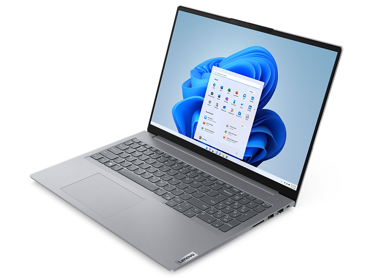 ThinkBook 16 Gen 6 AMD Ryzen 5 7530U�E16GB�������[�E512GB SSD�E16�^WUXGA�t������ 21KK0034JP [�A�[�N�e�B�b�N�O���[] �̐��i�摜