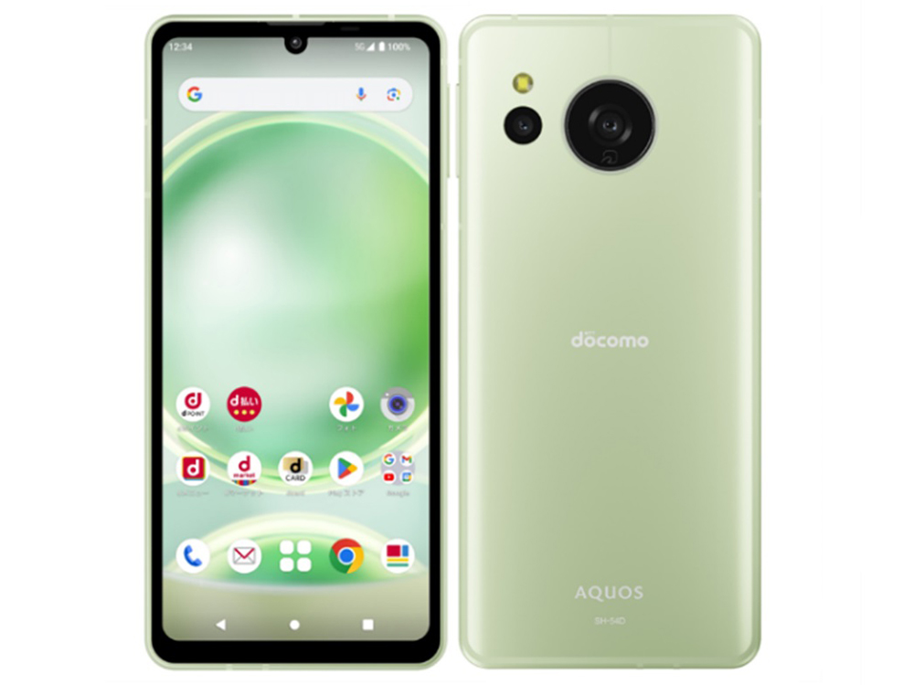 AQUOS sense8 SH-54D docomo [�y�[���O���[��] �̐��i�摜