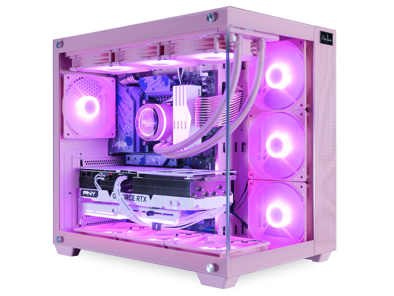 ASTROMEDA STREAMER Core i7 13700KF/RTX 4070Ti/32GB������ [�s���N�E�p�[�v��] �̐��i�摜