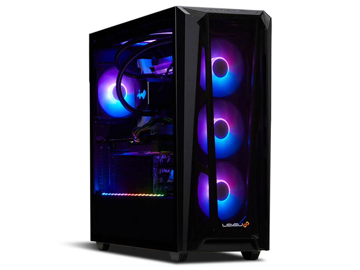 LEVEL-R6X7-LCR78D-ZE1X [RGB Build] Ryzen 7 7800X3D/16GB������/1TB NVMe M.2 SSD/Radeon RX 7900 XTX/1000W �̐��i�摜