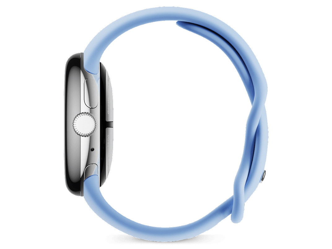 Pixel Watch 2 Wi-Fi���f�� GA05032-GB [Polished Silver �A���~�P�[�X/Bay �A�N�e�B�u �o���h]