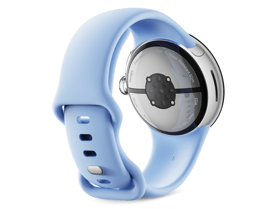 Pixel Watch 2 Wi-Fi���f�� GA05032-GB [Polished Silver �A���~�P�[�X/Bay �A�N�e�B�u �o���h]