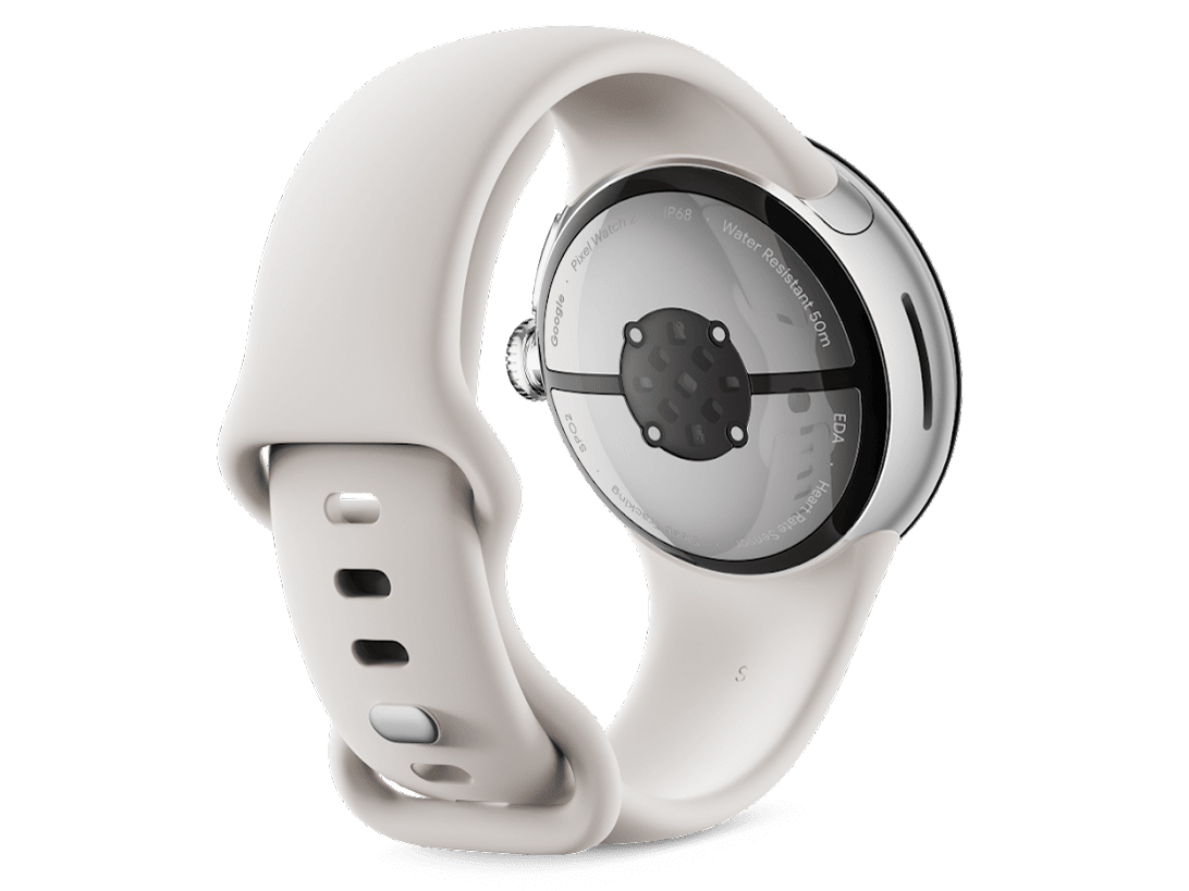 Pixel Watch 2 Wi-Fi���f�� GA05031-GB [Polished Silver �A���~�P�[�X/Porcelain �A�N�e�B�u �o���h]