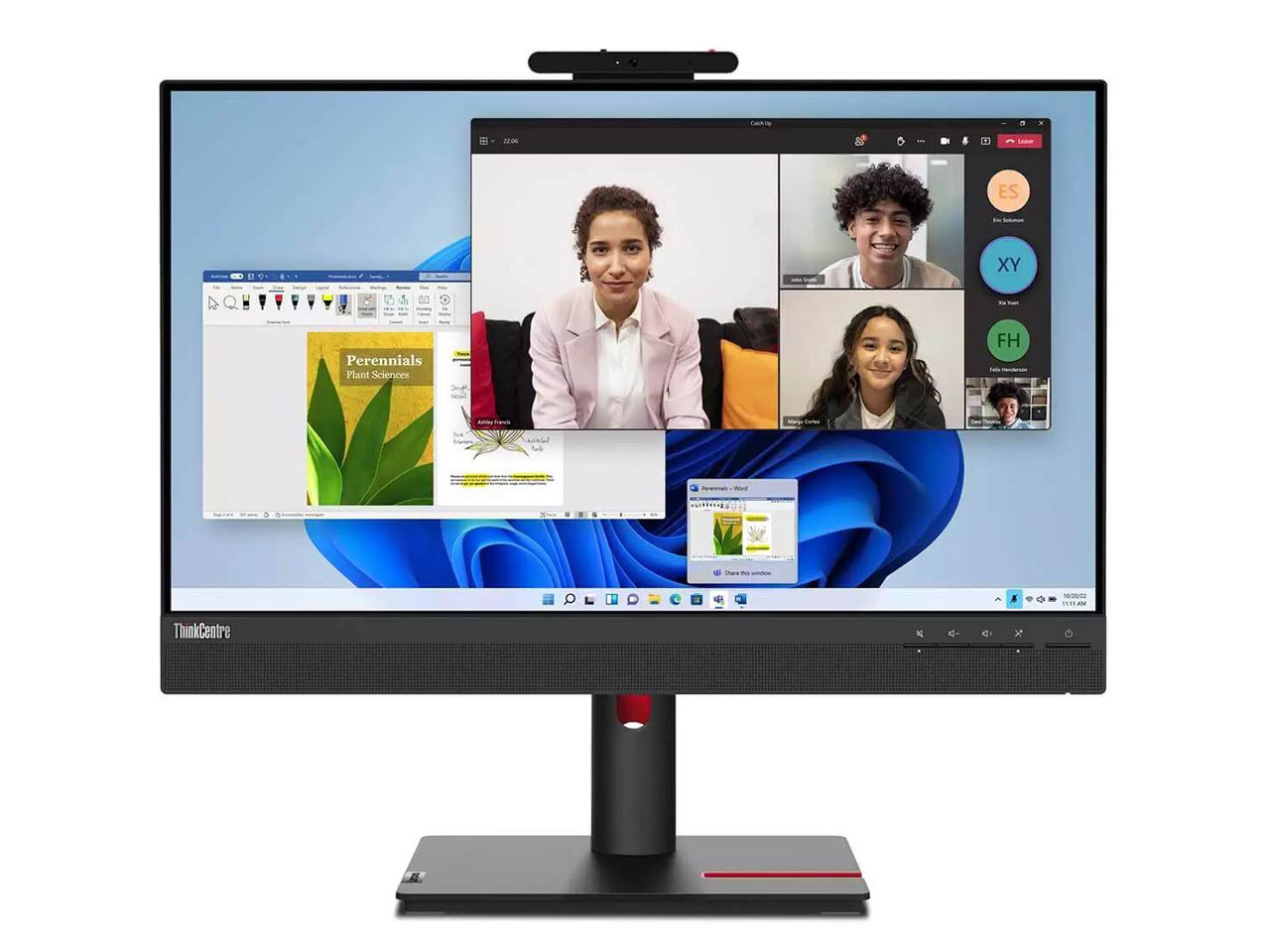 ThinkCentre Tiny-in-One 24 Gen5 12NBGAR1JP [23.8�C���` ��] �̐��i�摜