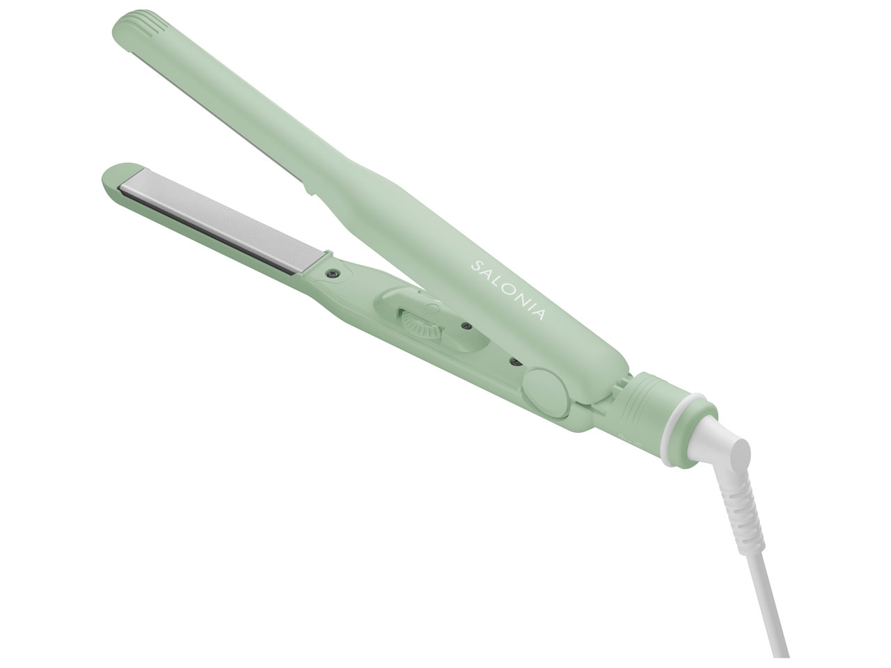 SALONIA �X�g���[�g�w�A�A�C���� 15mm SL-004SSG [�V���t�H�j�[�O���[��] �̐��i�摜