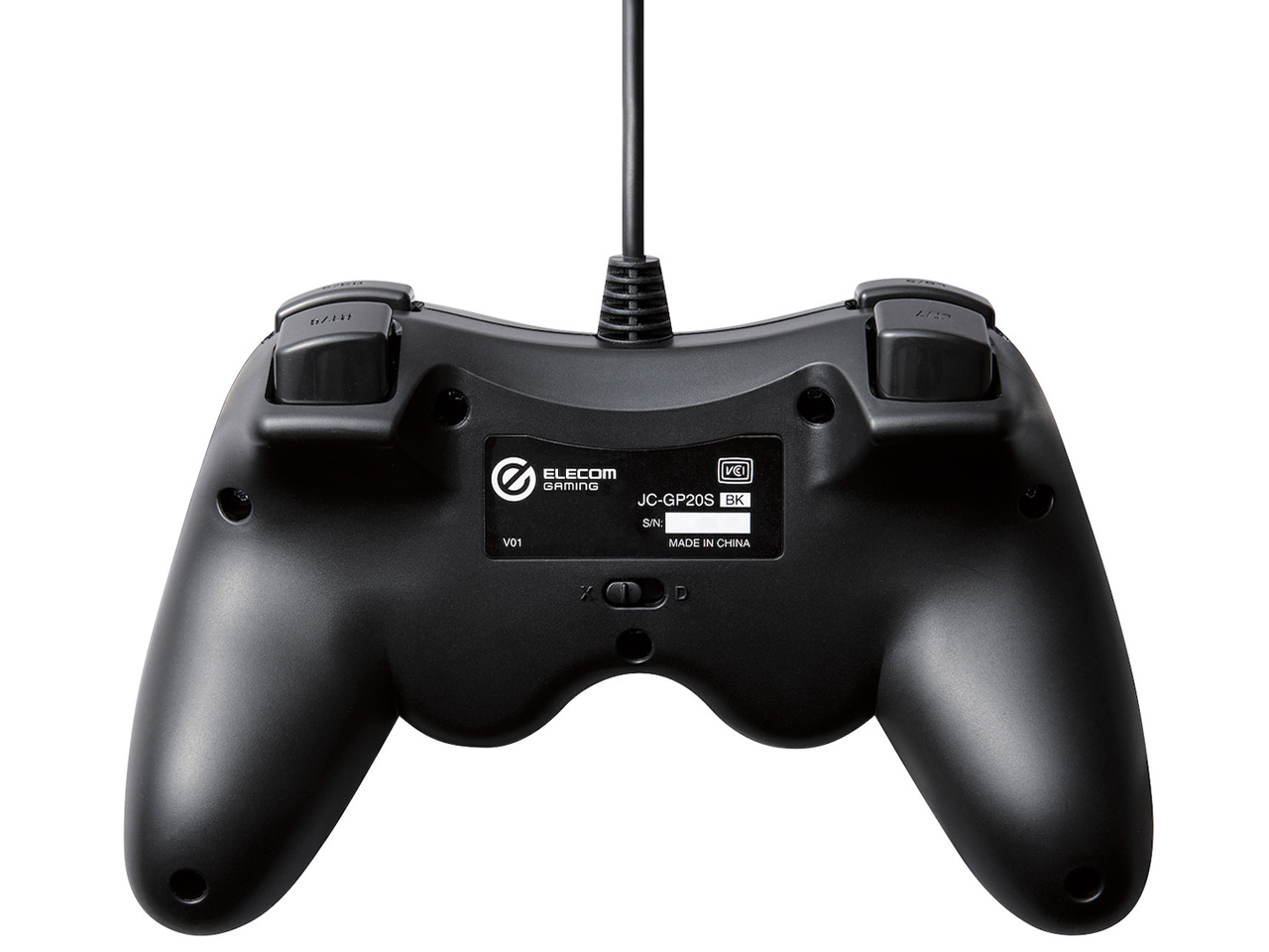 ELECOM GAMING �L���X�^���_�[�h�Q�[���p�b�h GP20S JC-GP20SBK [�u���b�N]