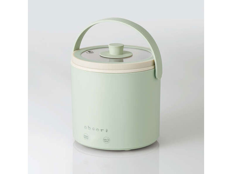 エレコム 多機能調理なべ ホッタラポット ホワイト HAC-HEP01WH 800ml 電気 調理 鍋 なべ 多機能 ほったらかし調理 低温調理 調理家電 多機能調理なべ ホッタラポット（ホワイト） - HAC-HEP01WH