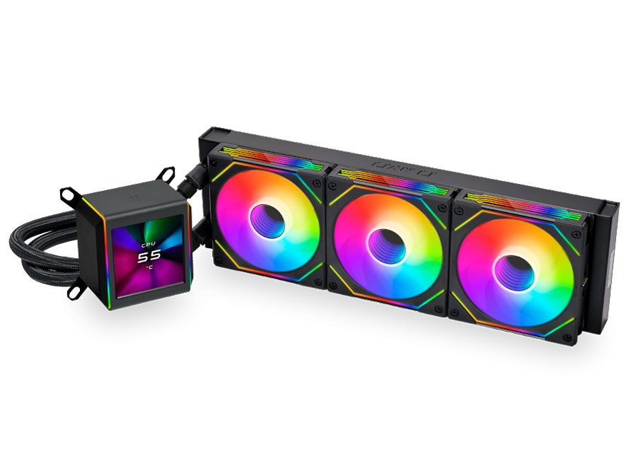 Galahad II LCD 360 SL-INF LL-GA2-LCD-360-SLINF-BK [�u���b�N] �̐��i�摜