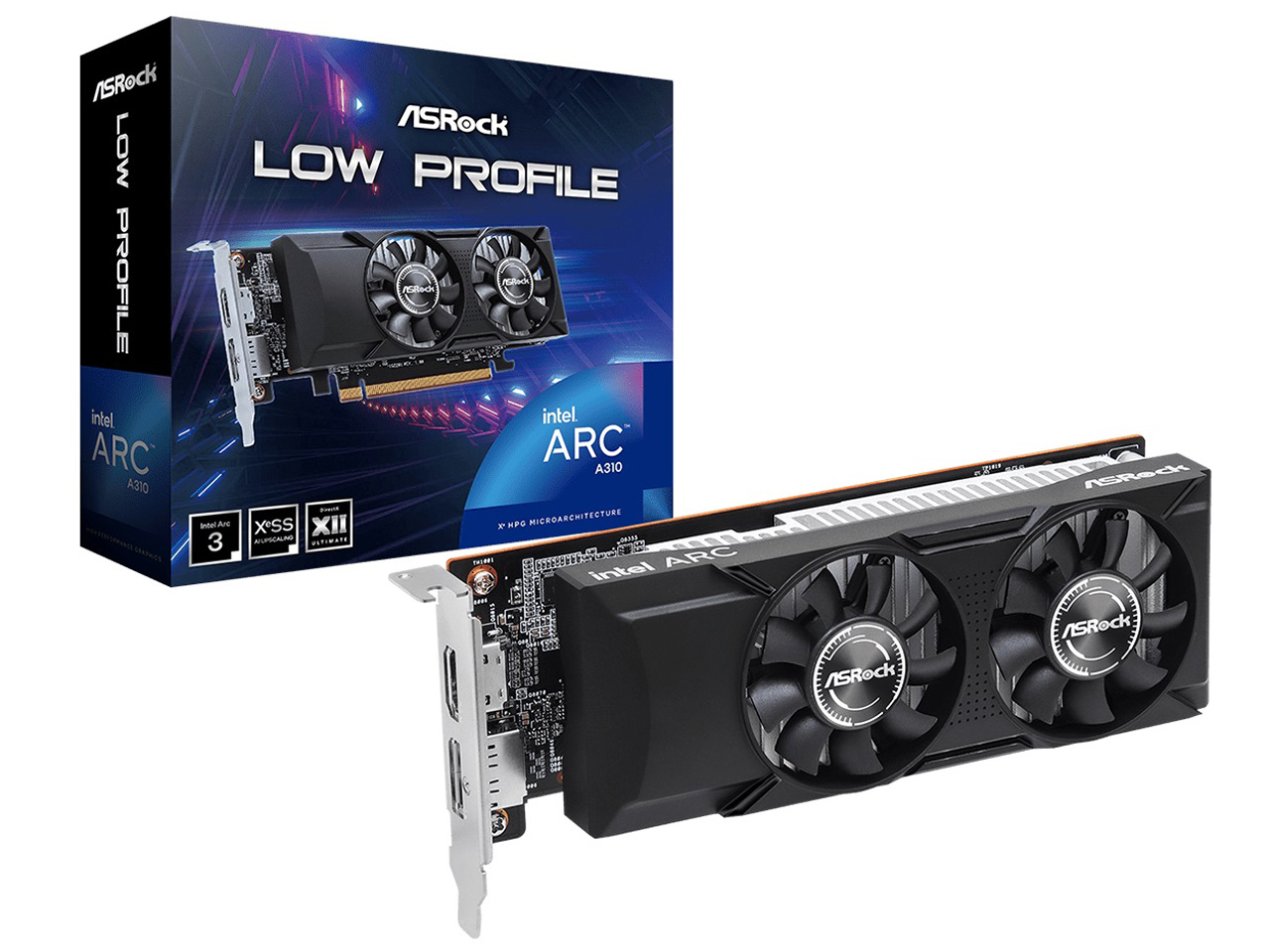 Intel Arc A310 Low Profile 4GB [PCIExp 4GB] �̐��i�摜