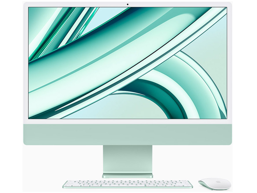 iMac 24�C���` Retina 4.5K�f�B�X�v���C���f�� MQRP3J/A [�O���[��] �̐��i�摜