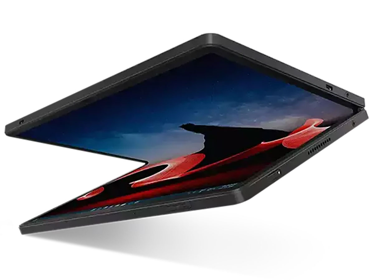 ThinkPad X1 Fold Core i5 1230U�E16GB�������[�E512GB SSD�E16.3�^2.5K�EOLED�L�@EL���� �}���`�^�b�`�Ή� 21ES000TJP SIM�t���[ [�u���b�N] �̐��i�摜