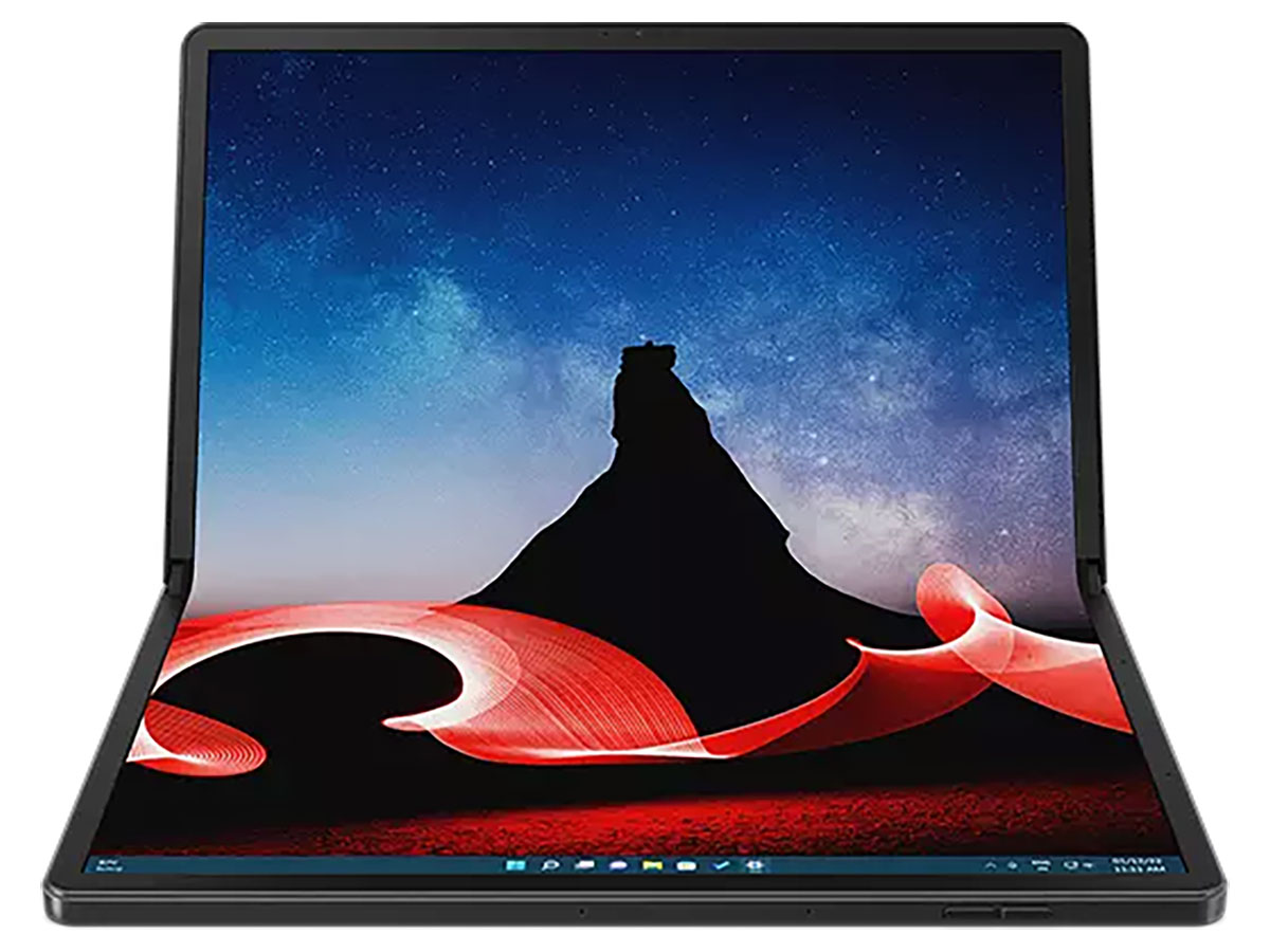 ThinkPad X1 Fold Windows 11 Pro�ECore i7 1250U�E16GB�������[�E512GB SSD�E16.3�^2.5K�EOLED�L�@EL���� �}���`�^�b�`�Ή� 21ES000UJP SIM�t���[ [�u���b�N]