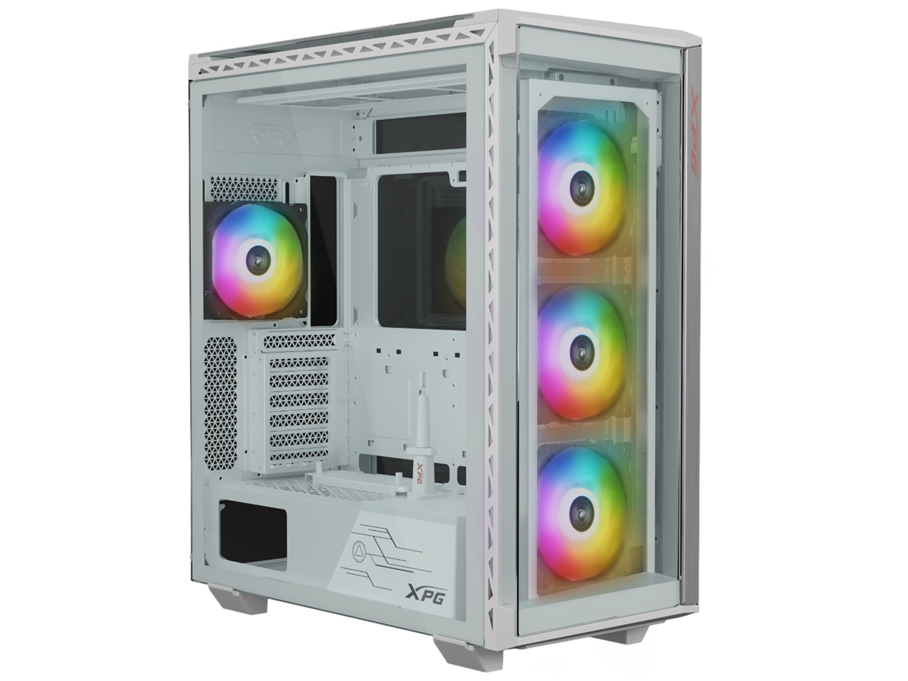 【最終値下げ】XPG BATTLECRUISER-WHCWW (PCケース) XPG BATTLECRUISER Super Mid Tower ATX Case - White