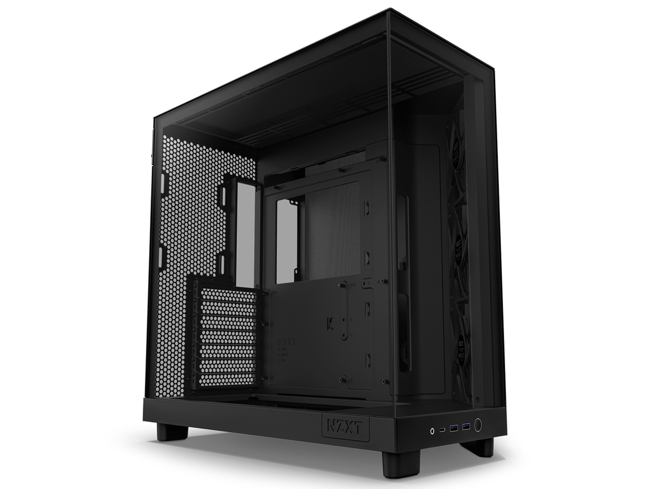 「土日限定値下げ」NZXT H6 Flow RGB Black NZXT H6 FLOW RGB Compact Dual-Chamber Mid-Tower Airflow Case