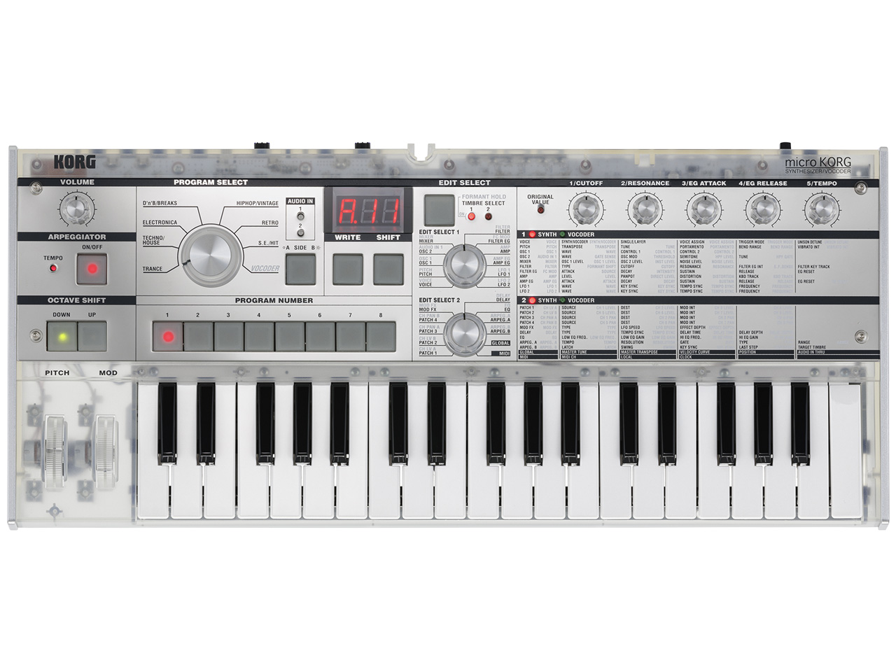 microKORG Crystal �̐��i�摜