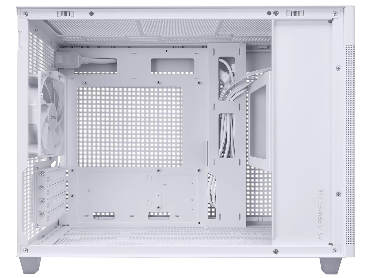 Prime AP201 Tempered Glass MicroATX Case [WHITE]