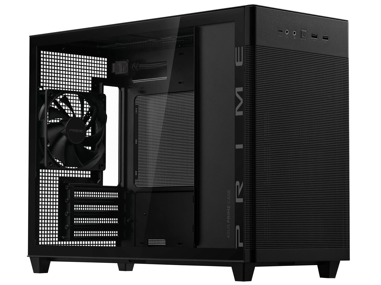 ASUS Prime AP201 Tempered Glass MicroATX Case [BLACK] 価格