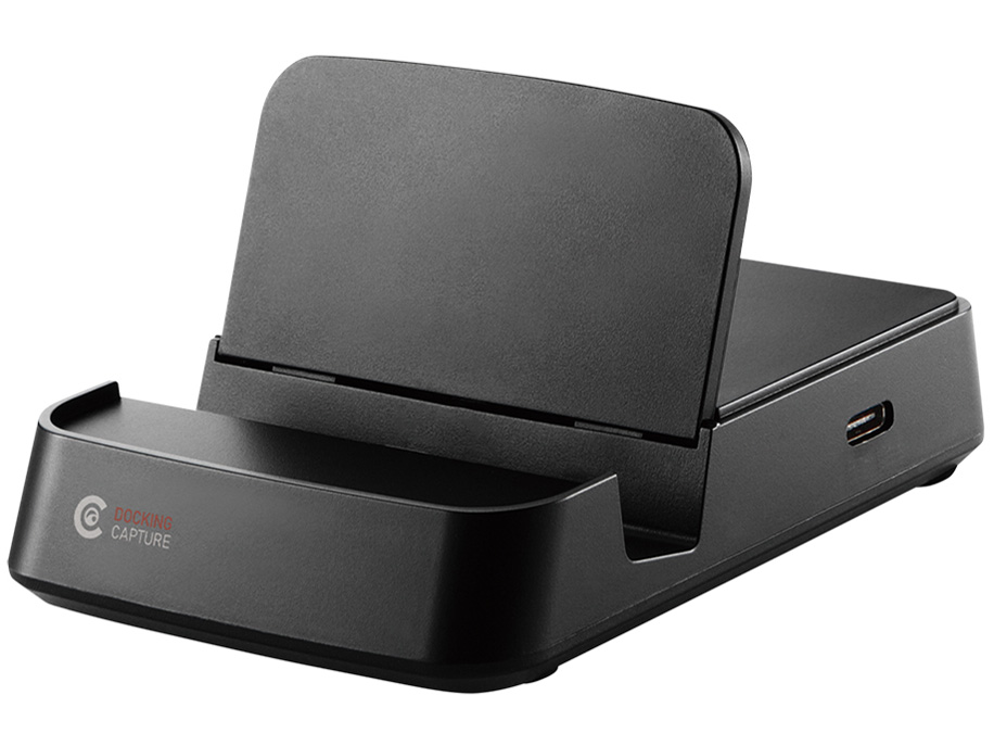 Nintendo Switch��p �h�b�N�^�r�f�I�L���v�`���[ �\�t�g�t�� LVC-SWHD6US [�u���b�N] �̐��i�摜