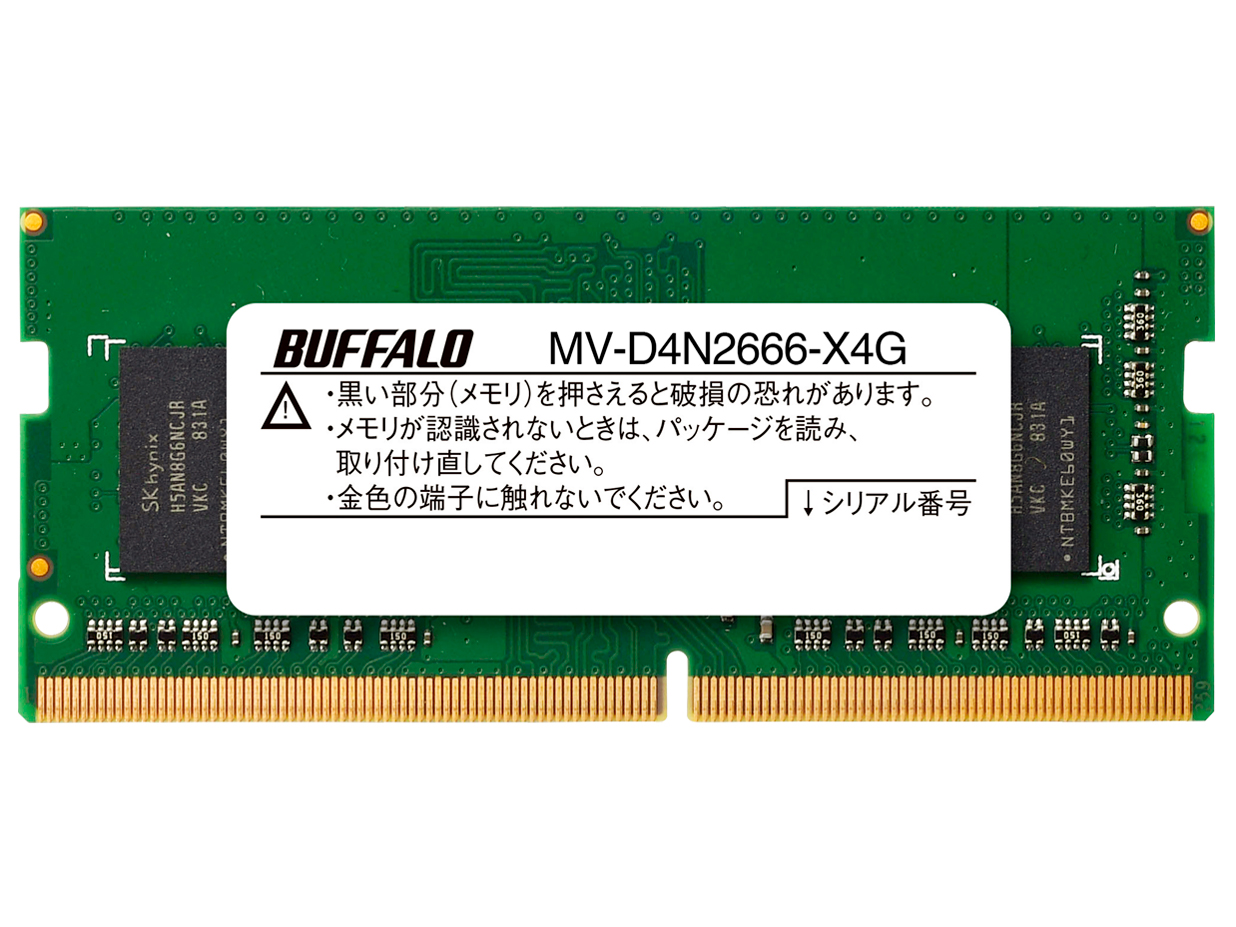 MV-D4N2666-X4G [SODIMM DDR4 PC4-21300 4GB] �̐��i�摜