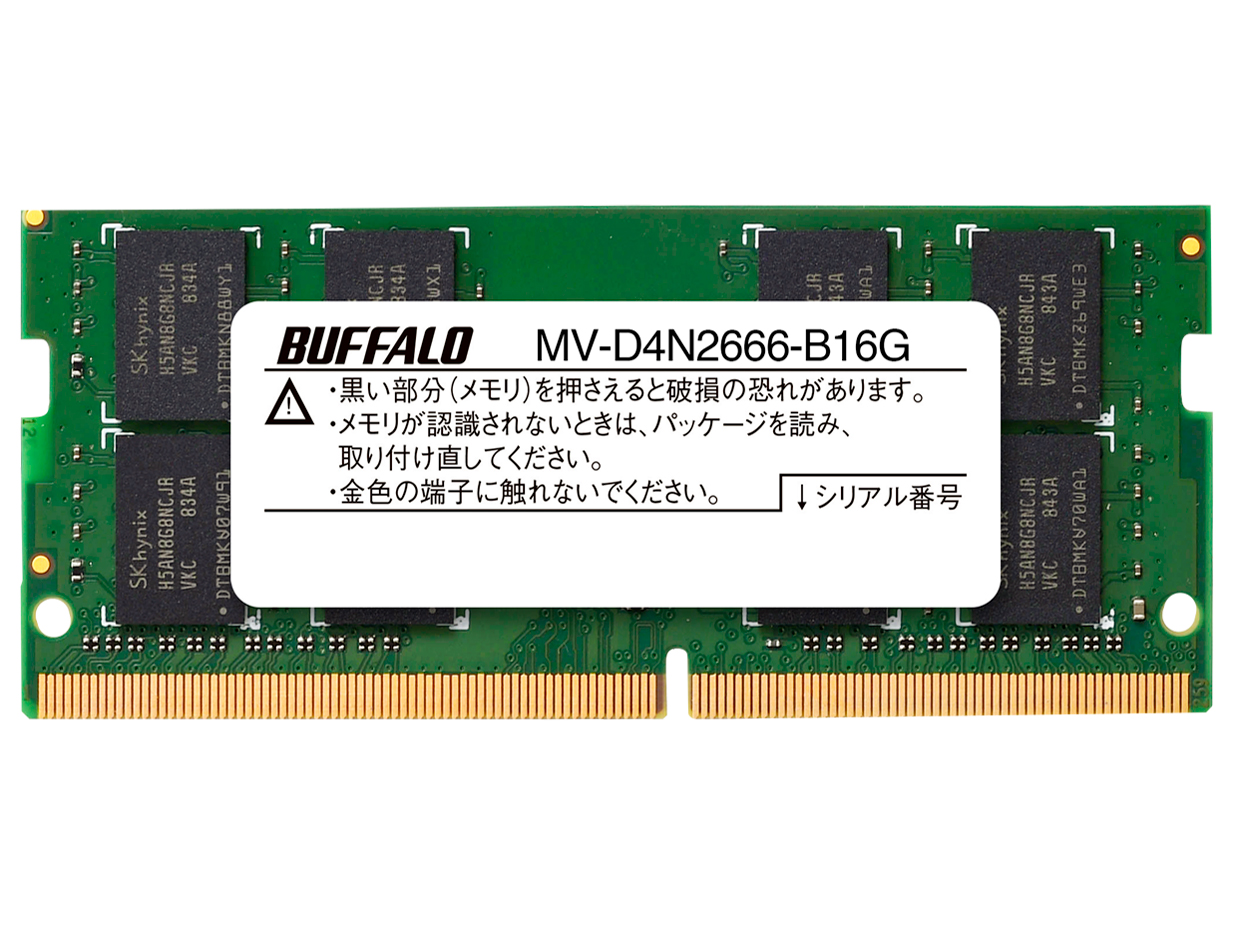 MV-D4N2666-B16G [SODIMM DDR4 PC4-21300 16GB] �̐��i�摜