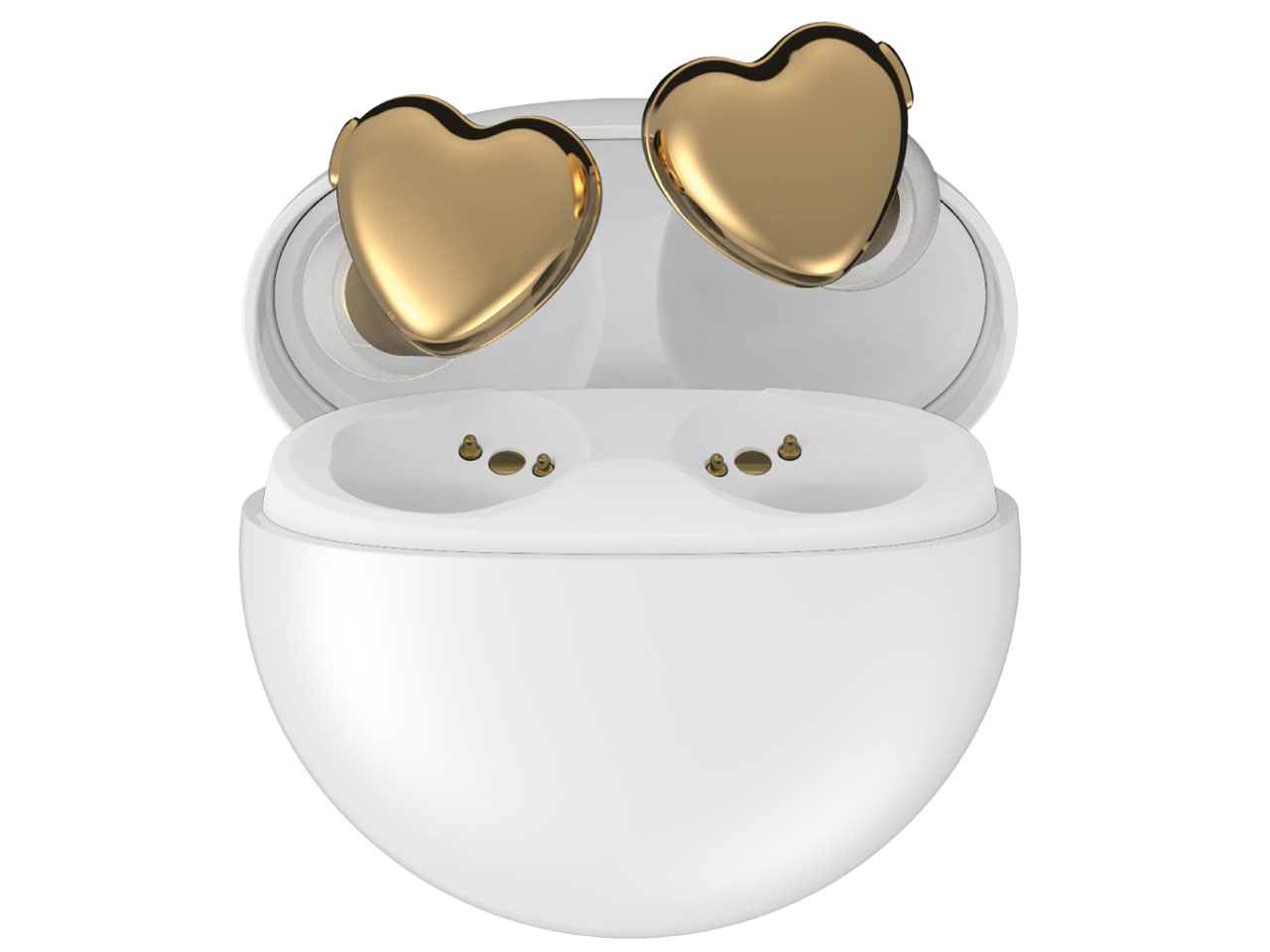 AVIDOT TE-I3 ワイヤレスイヤホン ゴールド Amazon.com: AVIOT TE-I3 Cute Heart-Shaped Wireless Earbuds