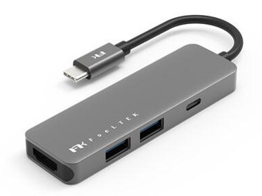 Portable 4-in-1 USB-C Hub HCM004AP2F �̐��i�摜