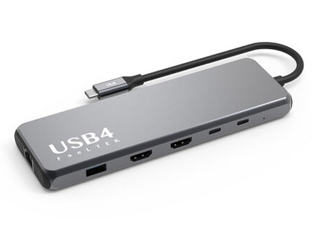 Portable USB4 10-in-1 USB-C Hub HCM010AP2F �̐��i�摜