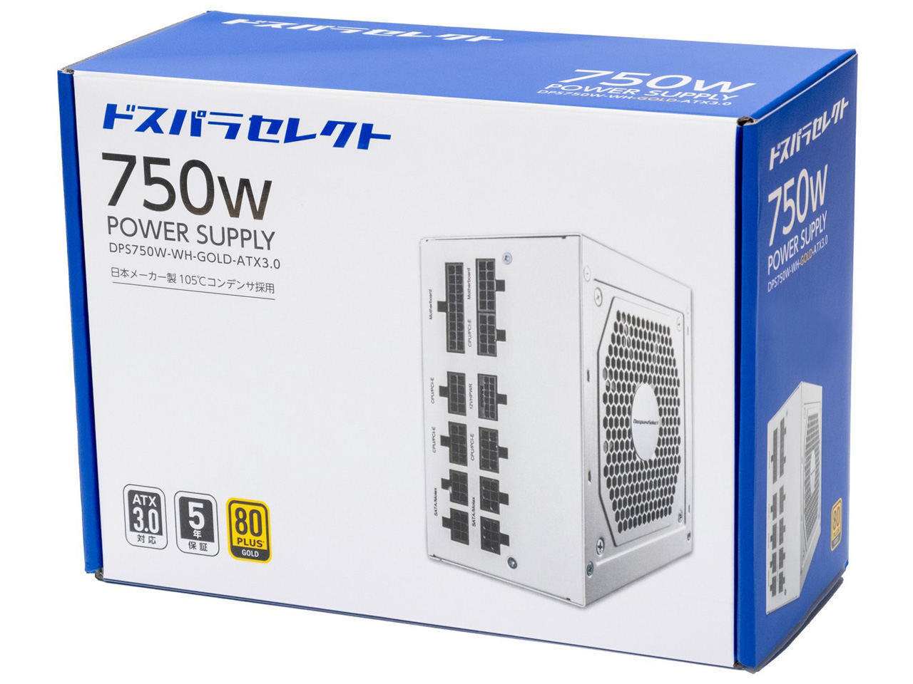 DPS750W-WH-GOLD-ATX3.0 [�z���C�g]