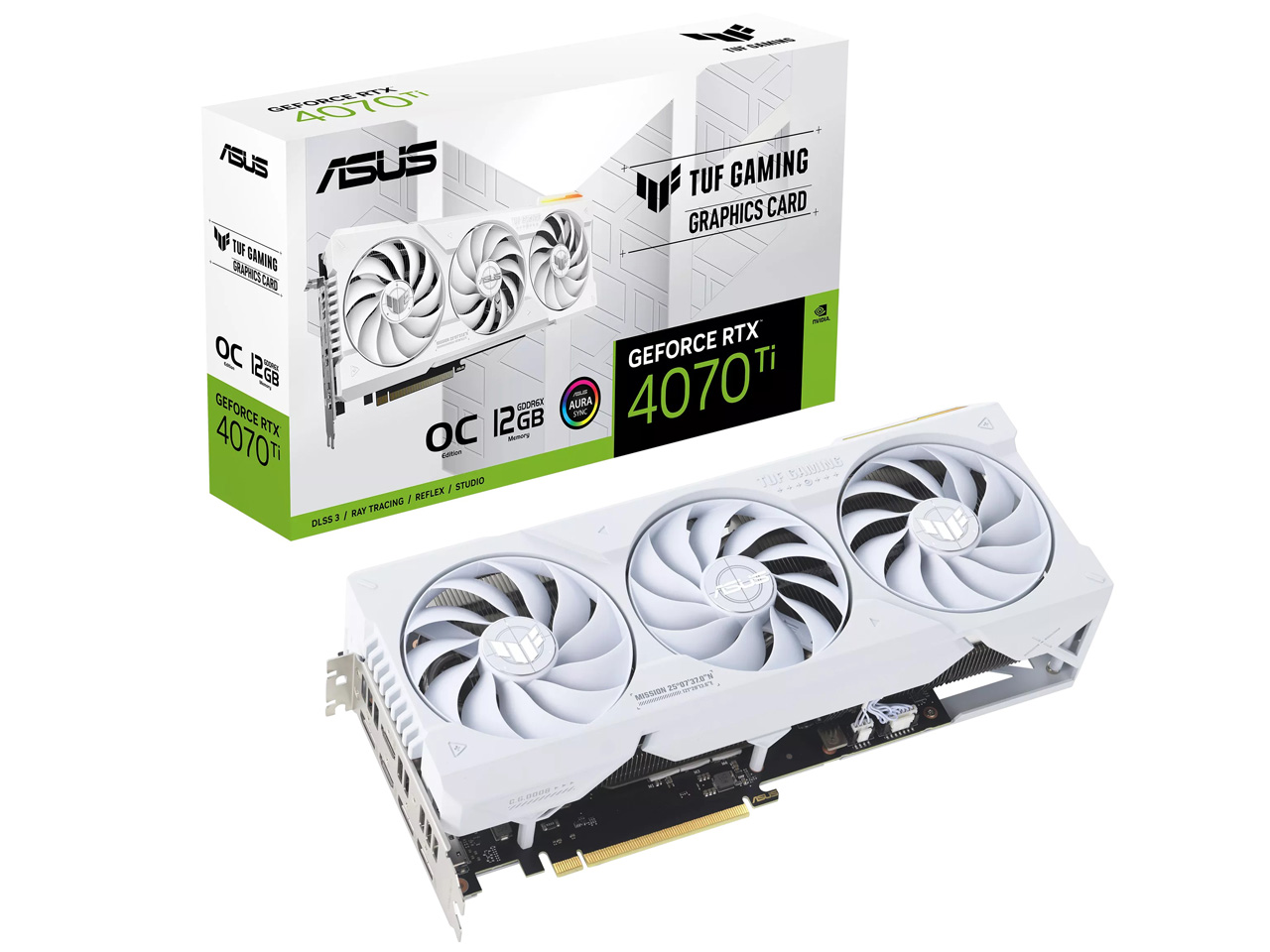 TUF-RTX4070TI-O12G-WHITE-GAMING [PCIExp 12GB] �̐��i�摜