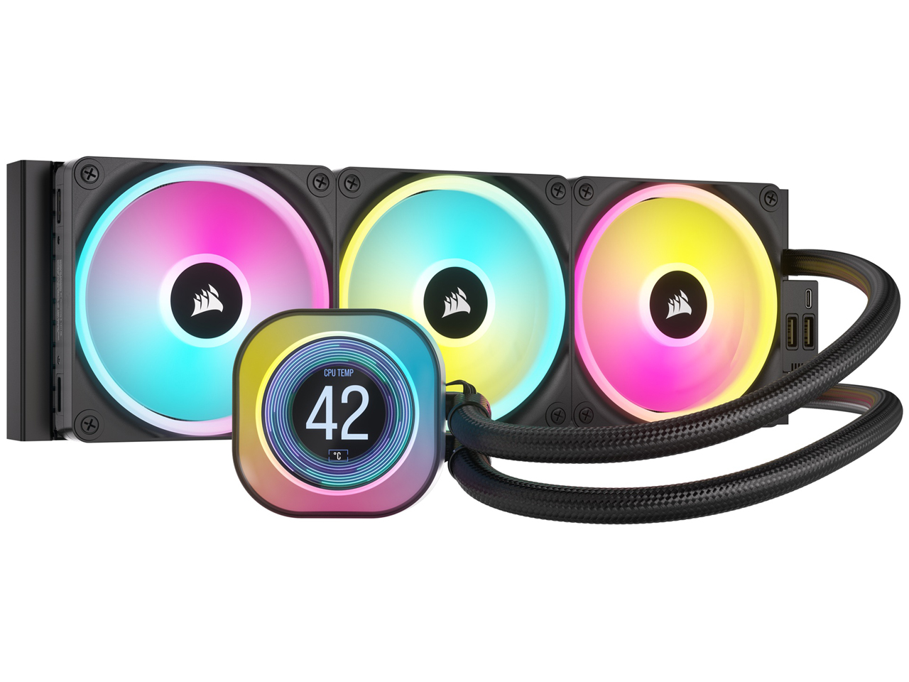 iCUE LINK H150i LCD CW-9061008-WW [�u���b�N] �̐��i�摜