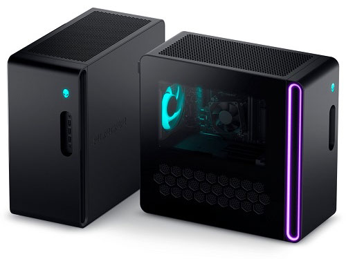 ALIENWARE AURORA R16 Core i7 14700F�E16GB�������E1TB SSD�ERTX 4060Ti���ڃ��f��(���N���A�T�C�h�p�l��) [�o�T���g�u���b�N] �̐��i�摜