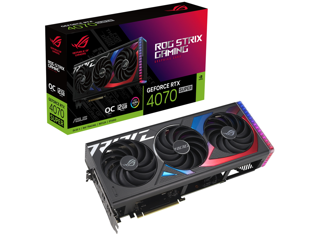 ROG-STRIX-RTX4070S-O12G-GAMING [PCIExp 12GB] �̐��i�摜