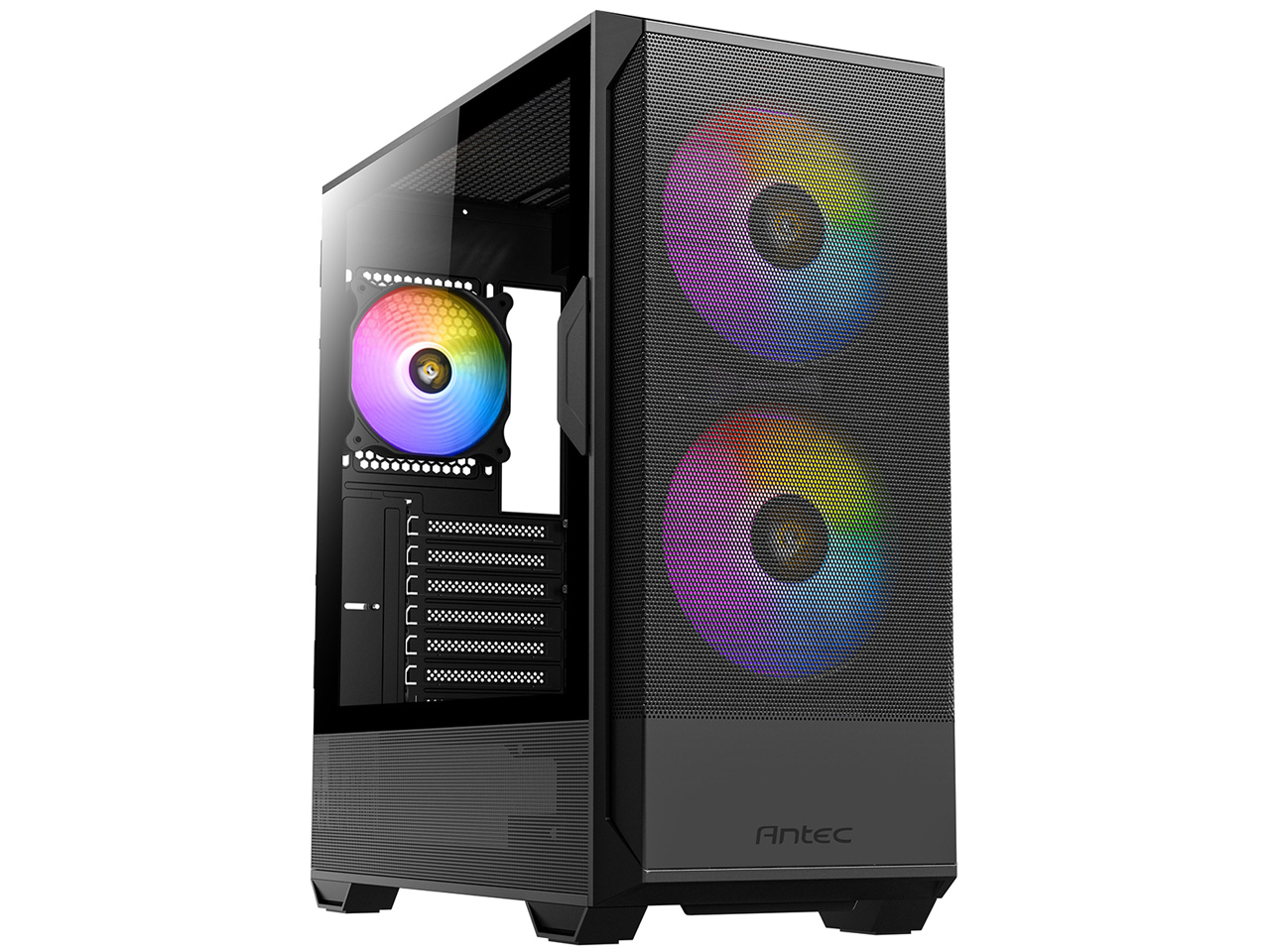 Antec 横型　PC ケース　24H2　付き　SSD新品　裏足欠けあり Antec、350W電源搭載キューブPCケース「NSK1380」 - 価格.com