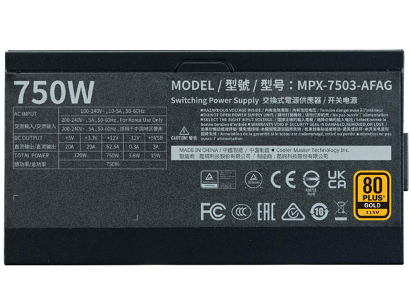 GX III Gold 750W ATX 3.0 MPX-7503-AFAG-BJP