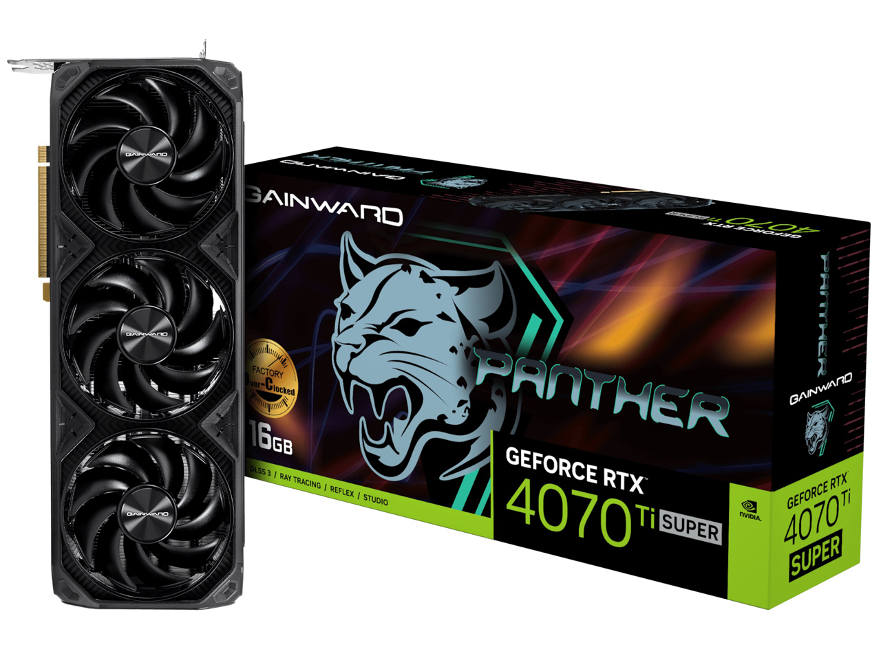 GeForce RTX 4070 Ti SUPER Panther OC NED47TSS19T2-1043Z-G [PCIExp 16GB] �̐��i�摜