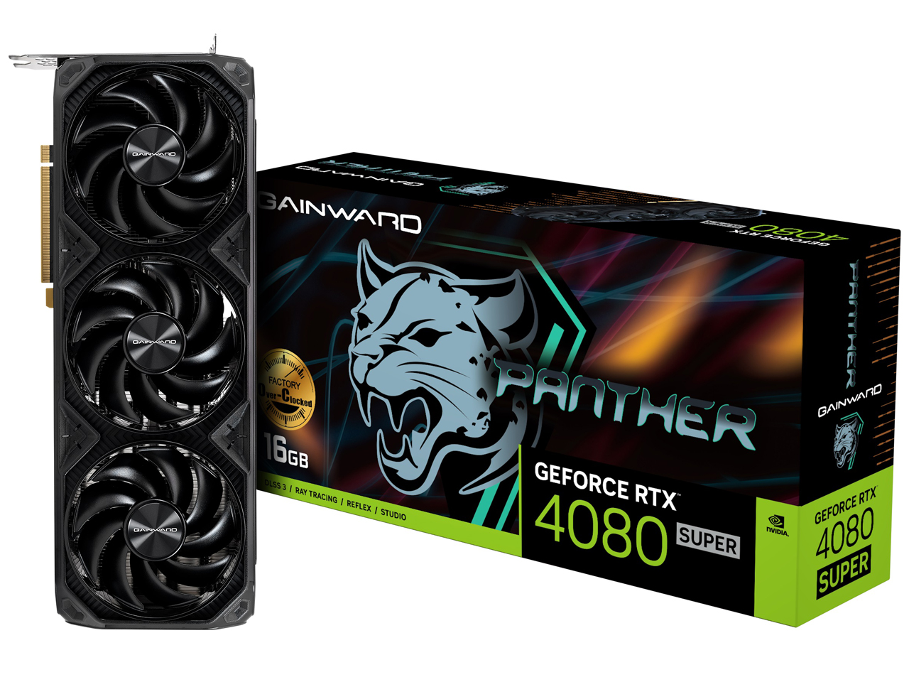 GeForce RTX 4080 SUPER Panther OC NED408SS19T2-1032Z-G [PCIExp 16GB] �̐��i�摜