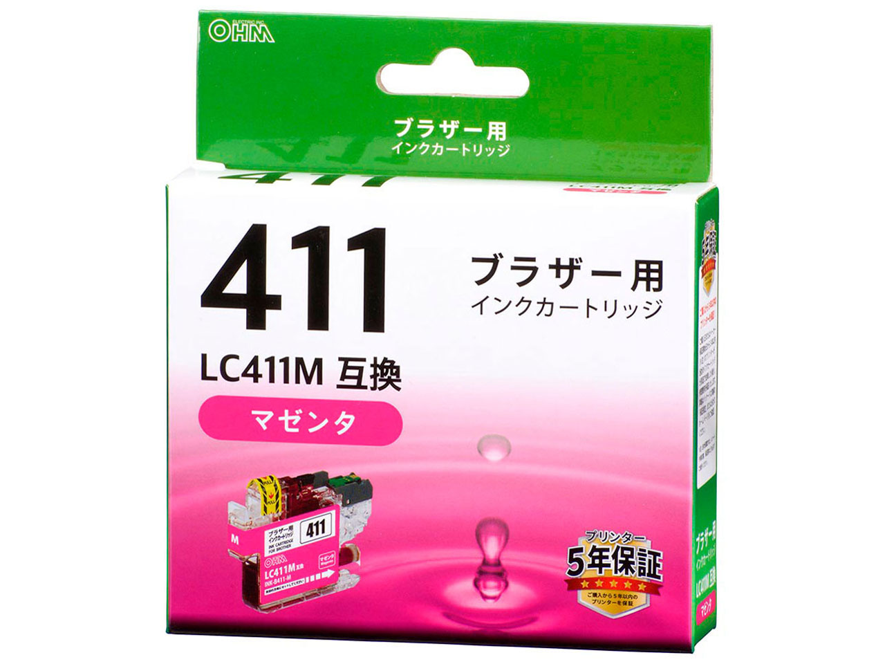 INK-B411-M [�u���U�[�p LC411M �}�[���^] �̐��i�摜