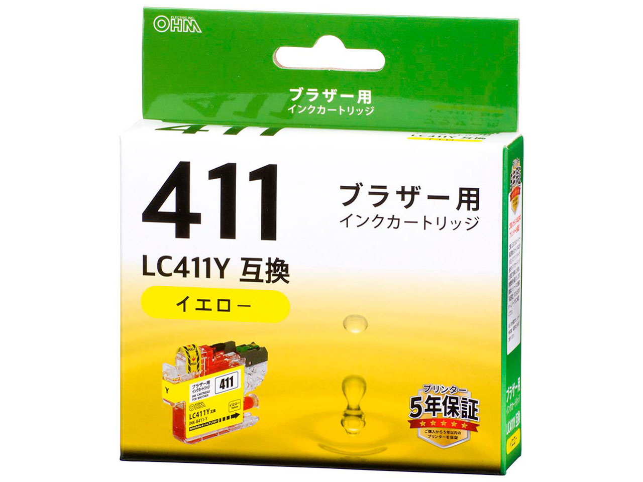 INK-B411-Y [�u���U�[�p LC411Y �C�G���[] �̐��i�摜