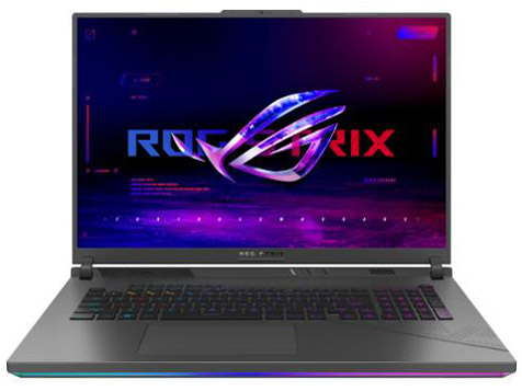 ROG Strix G18 G814JIR Core i9 14900HX�E32GB�������E1TB SSD�ERTX 4070�E18�^WQXGA�t�����ڃ��f�� G814JIR-I94R4070 [�G�N���v�X�O���[] �̐��i�摜