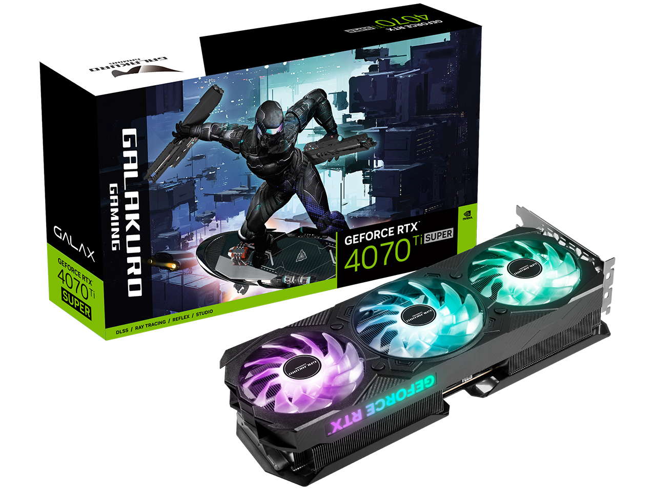 GALAKURO GAMING GG-RTX4070TiSP-E16GB/EX/TP [PCIExp 16GB] �̐��i�摜