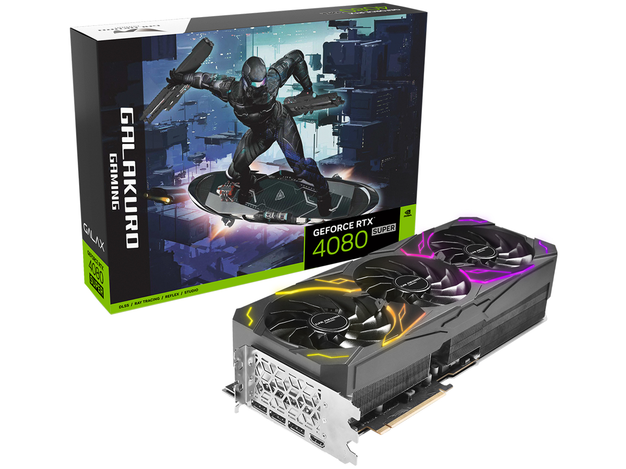 GALAKURO GAMING GG-RTX4080SP-E16GB/OC/TP [PCIExp 16GB] �̐��i�摜