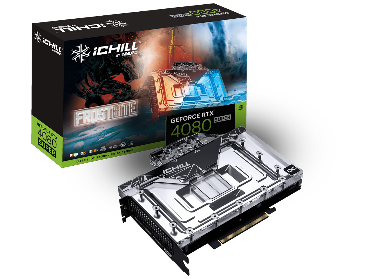 GeForce RTX 4080 SUPER ICHILL FROSTBITE C408S-166XX-1870FB [PCIExp 16GB] �̐��i�摜