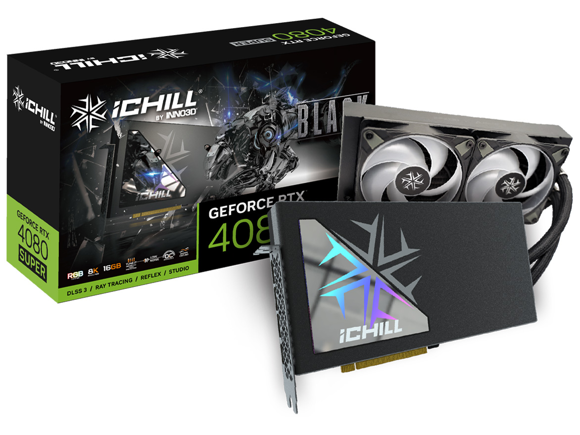 GeForce RTX 4080 SUPER ICHILL BLACK C408SB-166XX-18700006 [PCIExp 16GB] �̐��i�摜