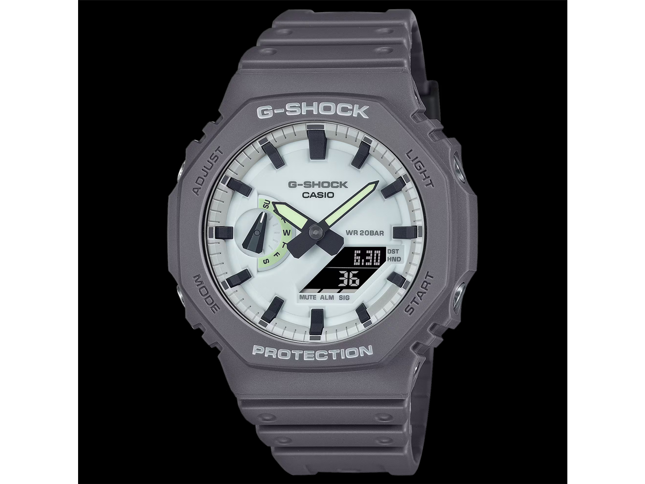 G-SHOCK HIDDEN GLOW�V���[�Y GA-2100HD-8AJF �̐��i�摜