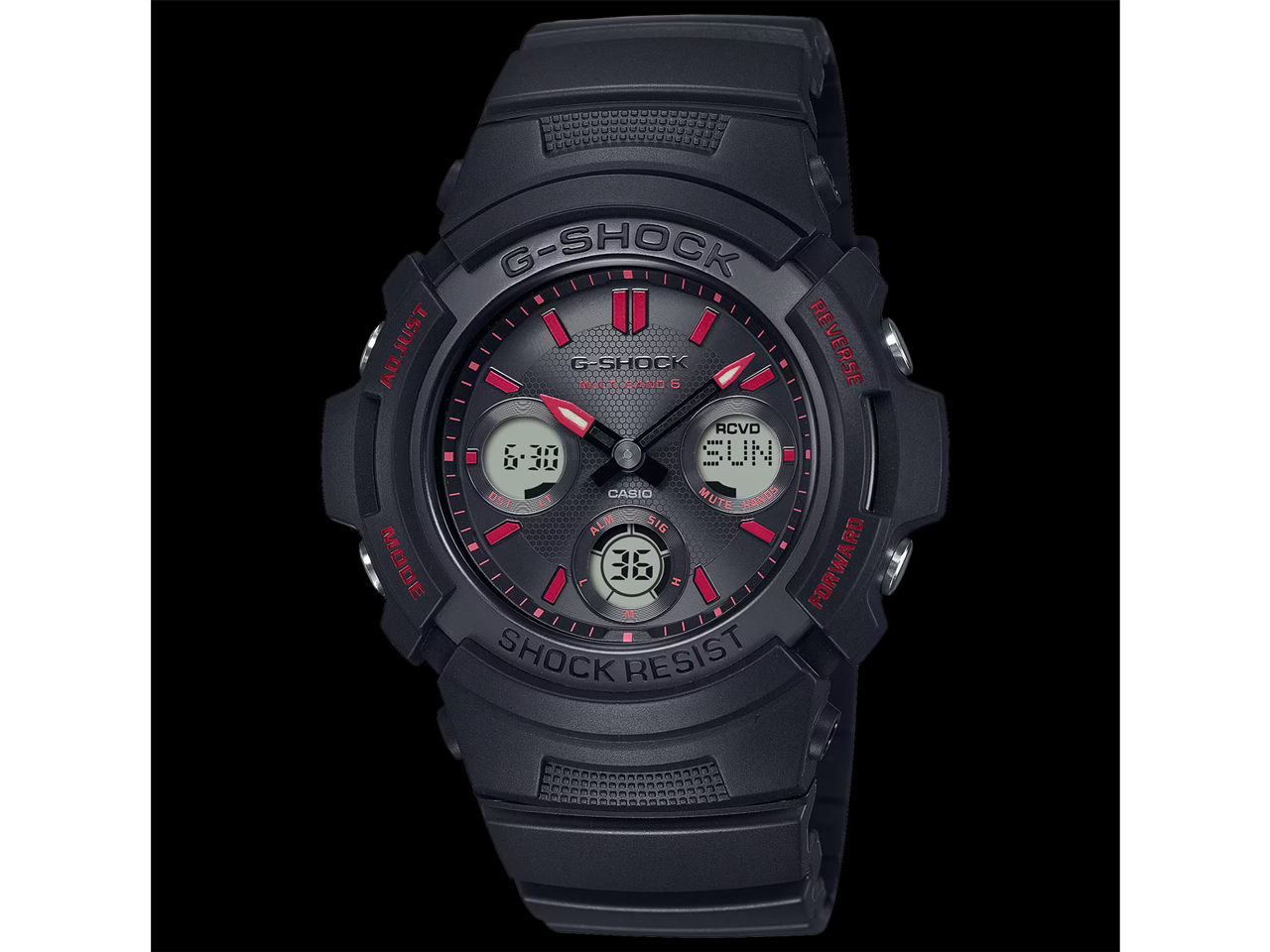 カシオ G-SHOCK ファイアーパッケージ '24 AWG-M100FP-1A4JR