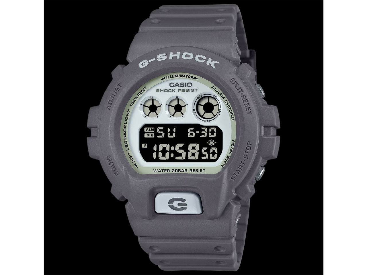 G-SHOCK HIDDEN GLOW�V���[�Y DW-6900HD-8JF �̐��i�摜