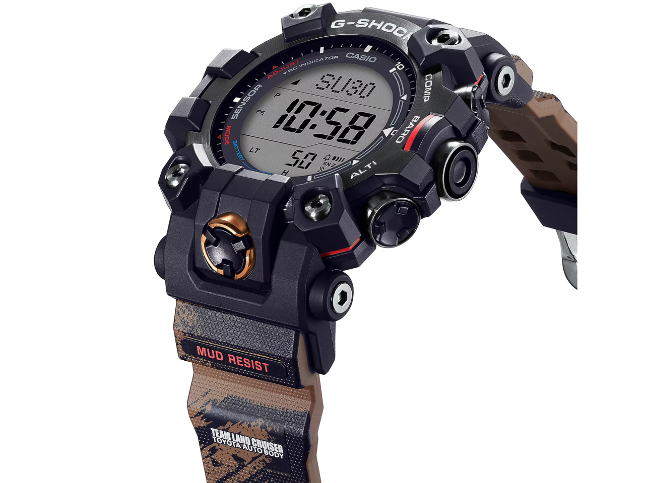 G-SHOCK �}�X�^�[ �I�u G �}�b�h�}�� TEAM LAND CRUISER TOYOTA AUTO BODY �R���{���[�V�������f�� GW-9500TLC-1JR